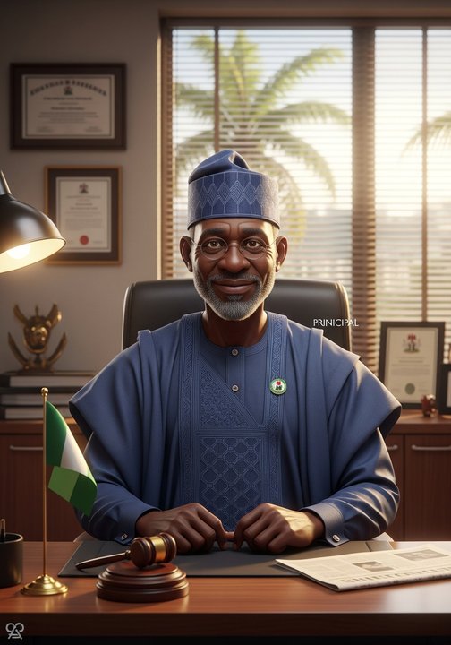 Portrait of the principal